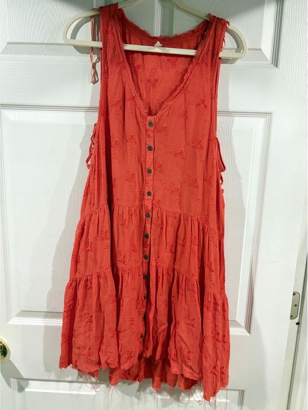 #210 Free People Button down dress.